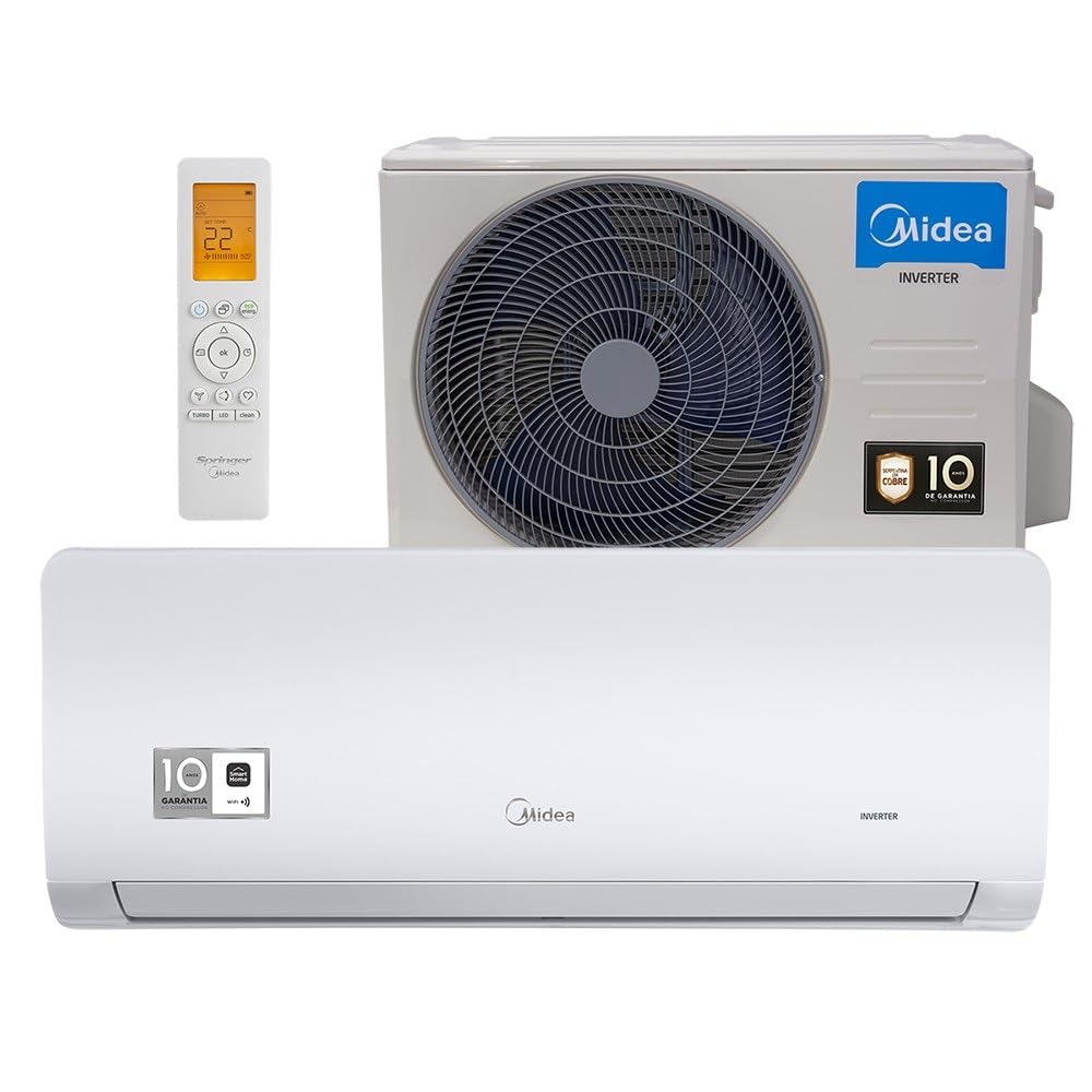 Ar Condicionado Split 9000 BTU Inverter AI XtremeSave Frio Midea 42AGVCJ09M5.38AGVCJ09M5-220v
