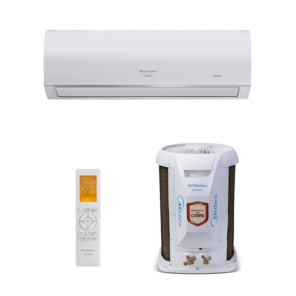 Ar-condicionado Split 9000 Btus Springer Midea Airvolution High Wall Fixo Só Frio 42affci09s5/38tfci09s5 220v